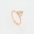 thumbnail image 4 of Fino Anillo Swarovski Corona Princess Queen Oro Rosa 14k Lam rosa Unitalla, 4 of 8