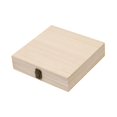 thumbnail image 1 of KLKCMS Tea Storage Chest Wooden Storage Box Rectangular Tea Bag Box Tea Bag Organizer for Beverage Supplies Sugar Sweeteners Kitchen brown, 1 of 9