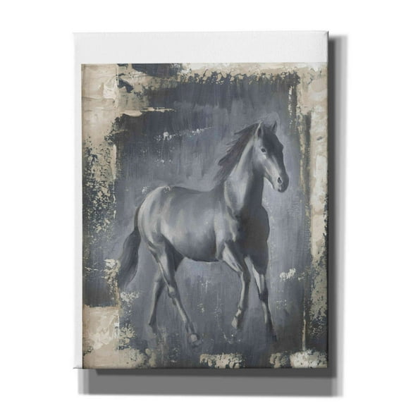 Epic Graffiti "Running Stallion I" by Ethan Harper, Canvas Wall Art, 26"x34"