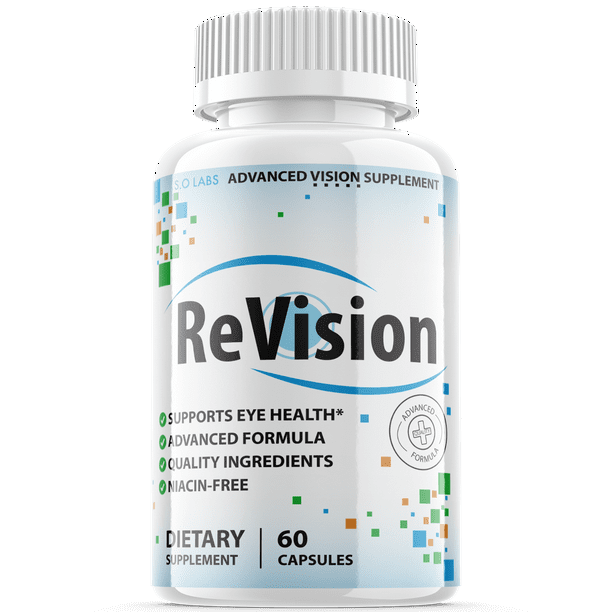 (Official) Revision Eye Supplement Pills Advanced Vision 2.0 Eye Care Complex Vitamin Capsules
