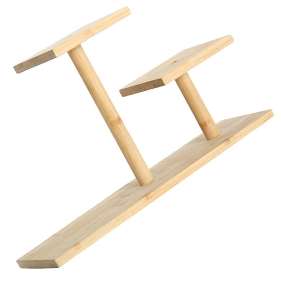 Tineasur Multi Flower Pot Stand Succulent Tiered Stand Bamboo 1Set