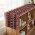 thumbnail image 6 of Table Runners 60 Inches Long Dress Scarves, Red Boho Farmhouse Kitchen/Dining Table Runner, Small Coffee Tablerunners, Vintage Ethnic Tribe 13x60 Inch, 6 of 9