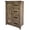 Brown, variant on HomeRoots 524585 37 in. Solid Wood Four Drawer Chest, Antiqued White