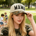 thumbnail image 5 of CYYFXKA Mama Hat for Women, Vintage Two Tone Embroidered Mom Baseball Cap, Trendy New Mom Gifts Mothers Day Outfits for Mommin, 5 of 6