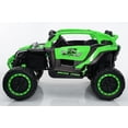 thumbnail image 2 of Xuanlur 24V 5Ah Ride on UTV w/Parents Remote Control, Toddler Electric Car w/4-wheel suspension, 400W Super High Power, 5 Mph Max Speed, LED Lights, Bluetooth,Ride on Car for Age 3+, Green, 2 of 6