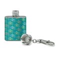 thumbnail image 2 of Goldfish Pattern Stainless Steel 1oz Mini Flask Key Chain, 2 of 3
