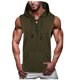 thumbnail image 1 of Mens Casual Camisetas de Color Sólido con Capucha Hip Hop Movimiento sin Mangas para el Uso Diario, 1 of 6