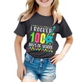 thumbnail image 1 of TZEWGL T-Shirts pour Fille Imprimé Col Rond Manches Courtes Vêtements pour Nouveau-Nés Taille 2-3T, 1 of 4