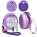thumbnail image 3 of Jchpine Étui Rigide de Transport et Housse en Silicone Compatible avec Tamagotchi Pix, Machine de Jeu Interactive pour Animal de Compagnie Virtuel, Protecteur de Film d'Écran pour Accessoires Tamagotchi Pix (Violet), 3 of 15