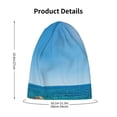 thumbnail image 4 of Honeii Red And White Lighthouse Print Kids Knit Beanie Watch Hat ,Knit Cap for Boys and Girls, 4 of 7
