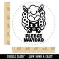 thumbnail image 2 of Fleece Navidad Christmas Sheep Rubber Stamp for Scrapbooking Crafting Stamping - Large 1-1/4 Inch, 2 of 7