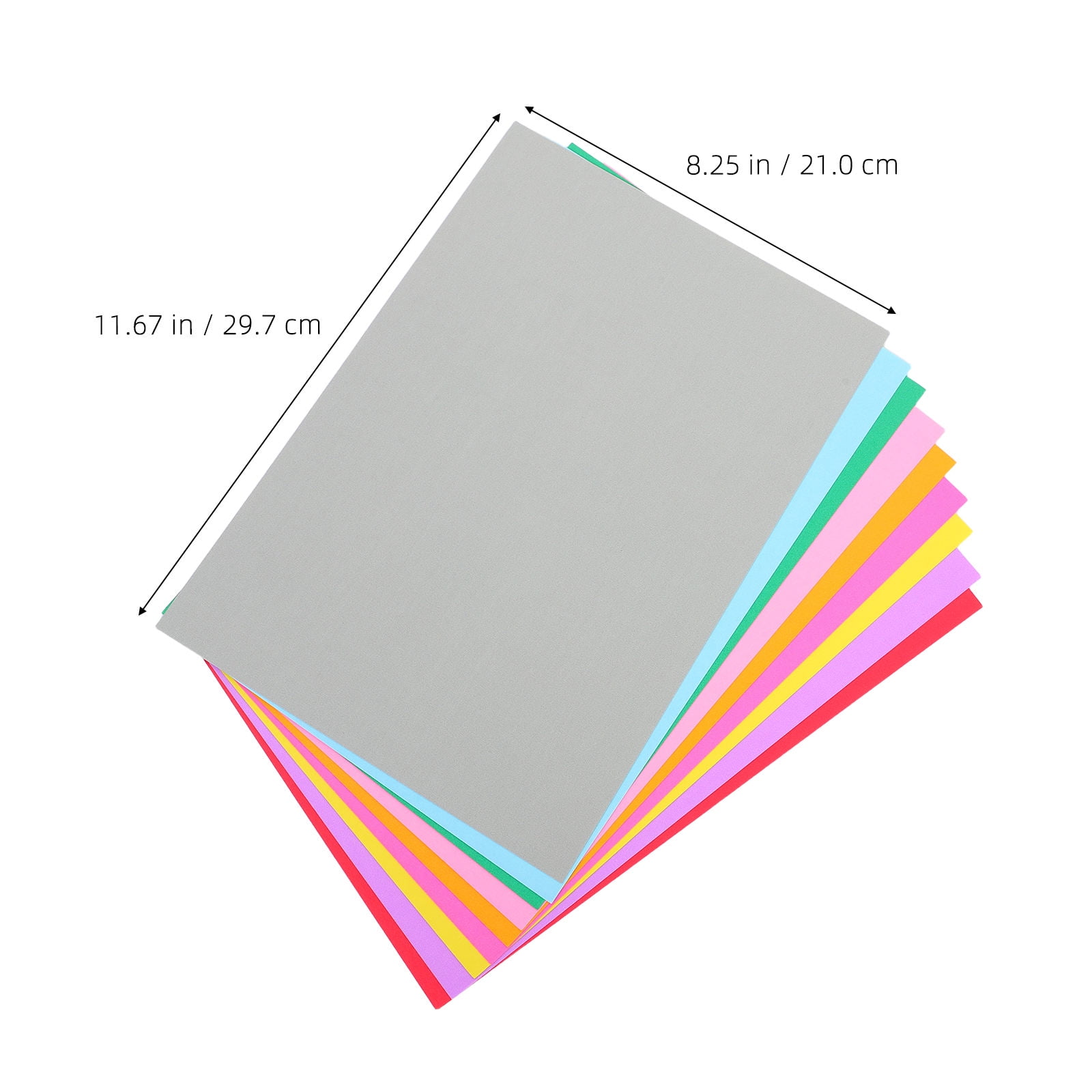 KAKOWELY Craft Cardstock Paper Rectangular Shape 250pcs