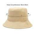 thumbnail image 6 of Sun Cap Foldable Sun Block Cotton Trendy Outdoor Hot Bucket Hat for Outdoor, 6 of 8