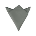 thumbnail image 1 of INSPIRAR CHIC Pañuelos de algodón para hombres en el Día del Padre, pañuelo de bolsillo de color sólido para hombres, gris oscuro, talla única, 1 of 4
