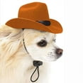 thumbnail image 5 of Funny Cat Dog Pet Hat Western Cowboy Hat Universal Dog Photo Prop Cap Halloween Christmas Street Party Pet Props N1P2, 5 of 9