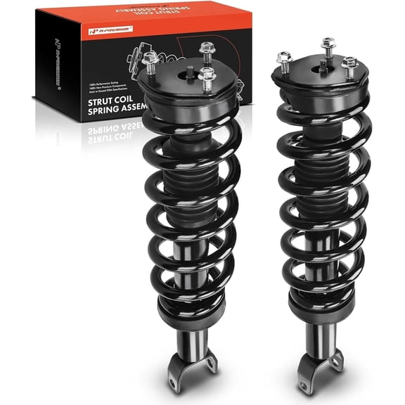 A-Premium Front Complete Struts w/Coil Springs Shock Absorbers Compatible with Dodge Ram 1500 2009-2010 & Ram 1500 2011-2018, 1500 Classic 2019-2024, 4WD