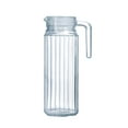 thumbnail image 6 of Luminarc 37 oz. Clear Quadro Pitcher With White Lid, 6 of 6