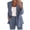 Blue, variant on Women's Suit Set, Oversized Blazer and Straight Leg Pants, 2 Piece Business Suit, Loose Fit Jacket and Trouser Set for Office, Wedding Guest, Business Casual and Formal Attire-Beige