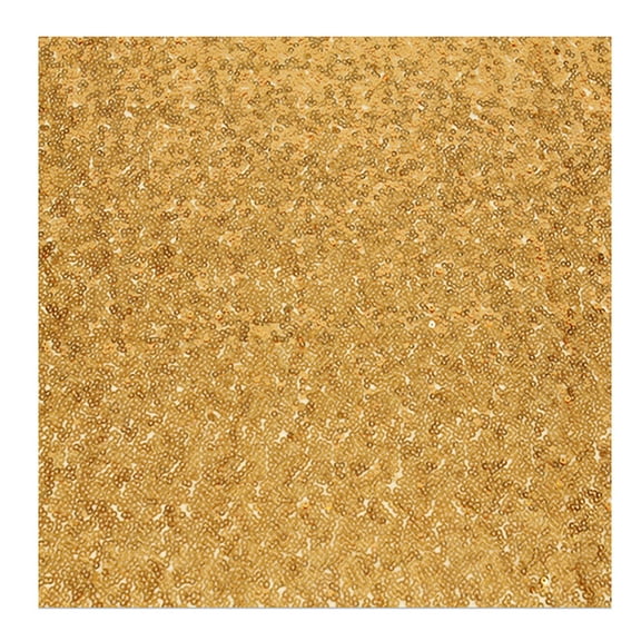 WHAMVOX Sparkly Sequin Tablecloth Glitter Table Cloth Wedding Party Banquet Decoration 0.8 x 0.8M (Golden)