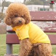 thumbnail image 4 of Dog Cat Kitten Shirts Collared Polo T-Shirts for Small Medium Dogs Cats Clothes Doggy Sweatshirt Puppy Small Breeds Pet Outfits Apparel Tops (XL, Yellow ), 4 of 6