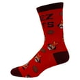 thumbnail image 5 of Men's Deez Nuts Socks Funny Christmas Nutcracker Sarcastic Graphic Footwear, 5 of 8