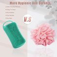 thumbnail image 3 of Unique Bargains Silicone Body Scrubber 2 in 1 Body Brush Hair Scalp Massager Body Scrubbers for Use in Shower Green, 3 of 7