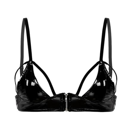 

Gubotare Lingerie Bodysuit For Women Women One Piece Lingerie Lace Bodysuit Deep V Teddy Mini Black XL