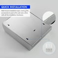 thumbnail image 3 of Gorlary Commercial Wall Mount Towel Dispenser, Grey, 3 of 7