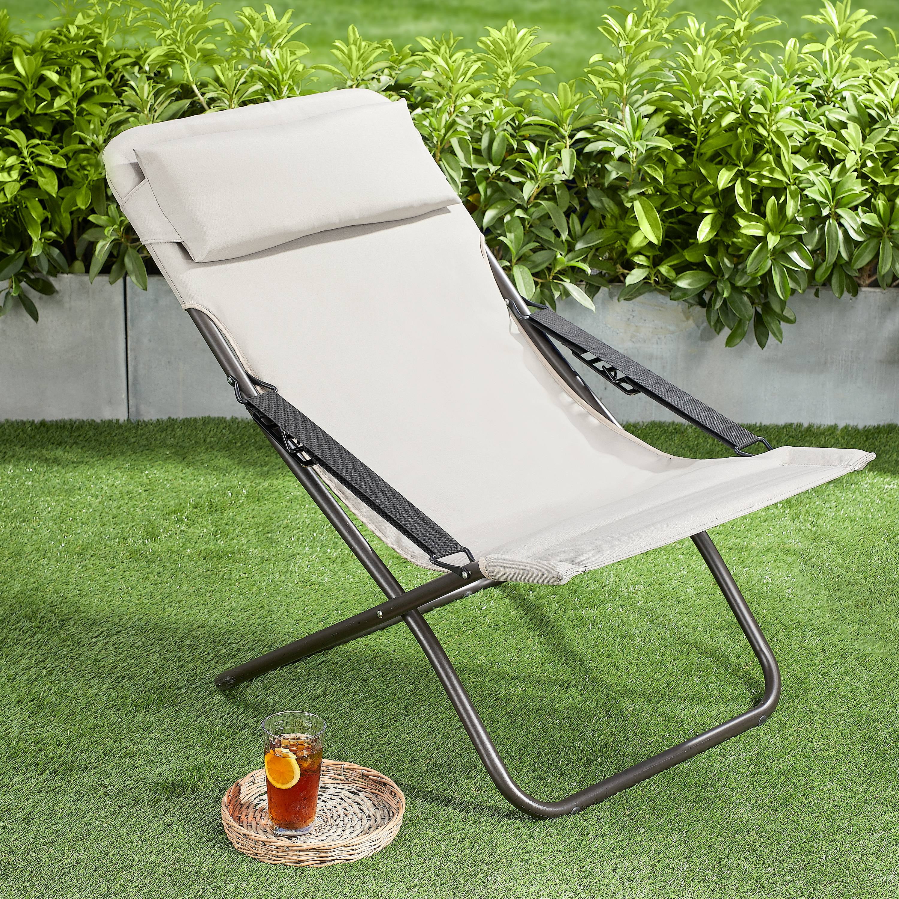 Mainstays Carine Outdoor Folding Lawn Chair - Walmart.com
