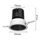 thumbnail image 2 of de Enfoque con Ángulo de Haz Ajustable, Luz Empotrada de 10 W y 220 V, Luces Empotradas Redondas de Aleación de Aluminio B, 2 of 10
