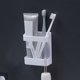 thumbnail image 5 of Soporte de enchufe de rack de almacenamiento de control remoto montado en la pared sin perforaciones (blanco) Ndcxsfigh Nuevos Originales, 5 of 8