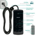 thumbnail image 3 of Philips Smart Plug 6-Outlet Surge Protector, 1080J 8ft., Black, 3 of 7