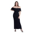 thumbnail image 3 of Off Shoulder Ruffle Detail Maxi Dress, 3 of 7