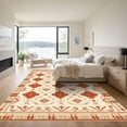 thumbnail image 3 of ODIKA 5'x7' Machine Washable Non-Slip Area Rug, Aztec Beige High Traffic Rug, Beige, 1081745, 3 of 7