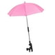 thumbnail image 5 of Sombrilla para cochecito, silla de playa, sombrillas para exteriores, multiusos, portátil, para exteriores Rosa, 5 of 9
