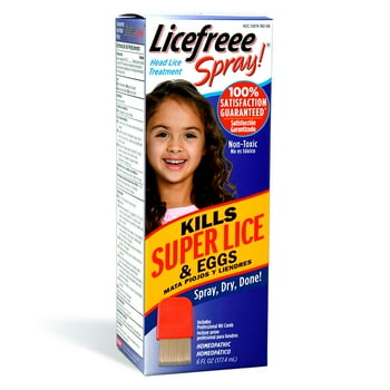 Licefreee Spray! Instant Head Lice , 6.0 fl oz