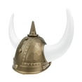 thumbnail image 5 of KAKOWELY Casco decorativo de cuerno de buey, estilo vikingo, adorno para la cabeza, disfraz de mascarada para adultos., 5 of 5