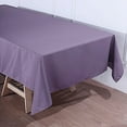 thumbnail image 6 of BalsaCircle 10 Pieces 60" x 102" Amethyst Rectangle Polyester Tablecloths Table Cover Linens, 6 of 8
