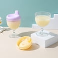 thumbnail image 4 of 2 vasos de agua para bebés y niños pequeños con patas altas, antiderrames, ideales para aprender a beber., 4 of 7