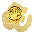 thumbnail image 3 of PinMart's Gold Plated Aum (Om) Hindu Yoga Symbol Lapel Pin, 3 of 3