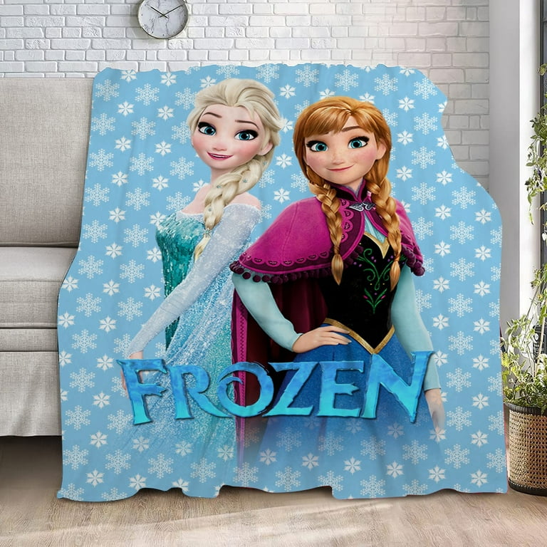 Frozen Blanket Fleece Throw 52x59 inch Soft Plush Fluffy Fuzzy Warm Cozy Thick Perfect for Couch Bed Sofa Chair Throw
