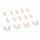 thumbnail image 3 of 24pcs Gold Lines Nail Patch Sweet Style Glue Type Removable Long Paragraph Manicure Save Time, 3 of 4