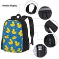 thumbnail image 3 of Fotbe Rubber Duck Set Escolar 3 en 1 para Niños - Mochila Duradera con Lonchera Aislante y Estuche para Lápices - Mochila Escolar para Niños y Niñas, 3 of 7