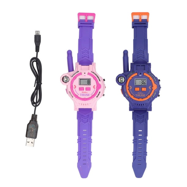 Montre Talkie-walkie, écran LCD Pour Enfants Talkies Watch Bracelet En  Caoutchouc Rechargeable à Faible Interférence D'antenne Pour Intérieur 