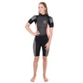thumbnail image 3 of Seavenger 3mm Shorty Wetsuit with Stretch Panels, Perfect for Scuba Diving, Snorkeling, Surfing (Surfing Salmon, Women's 15), 3 of 5