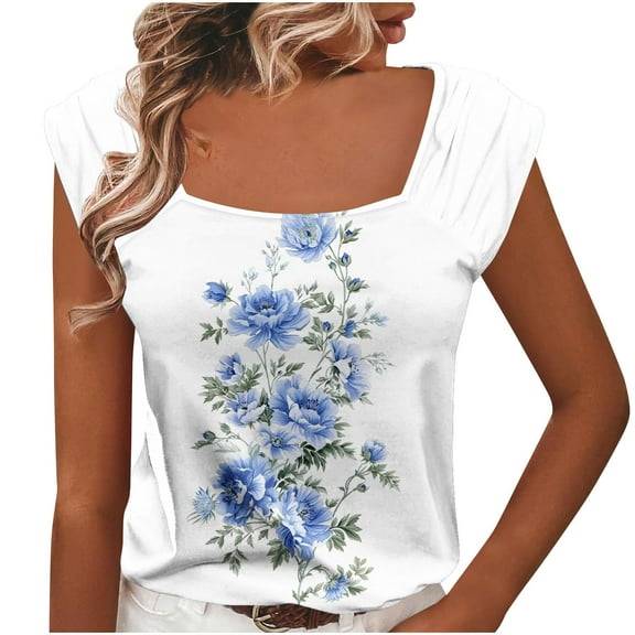 White Blouse for Women Dressy Funeral Womens T Shirts Casual Loose Fit Generic Brand Tops for Women