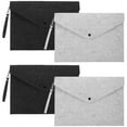 thumbnail image 5 of OATIPHO 4Pcs Portable Felt Holder A4 File Folder Anti Tear Wear Resistant Design, 5 of 10