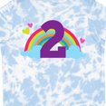 thumbnail image 4 of Inktastic 2nd Birthday Rainbow Cute Girls Girls Toddler T-Shirt, 4 of 5