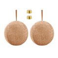 thumbnail image 4 of 12" TINSEL ORNAMENTS (GOLD), 4 of 6