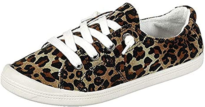 leopard slip on sneakers walmart